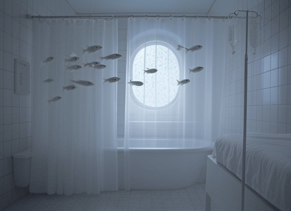 Reference image: fish in interior space